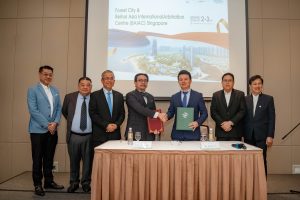 北海亚洲国际仲裁中心（BAIAC）与碧桂园太平洋景私人有限公司（CGPV）正式签署合作备忘录