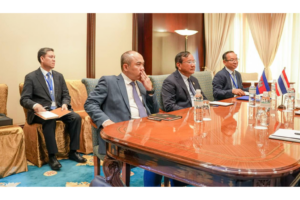 柬埔寨副总理布拉索昆出席第25届东盟—欧盟部长级会议