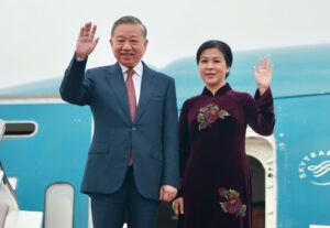 越共总书记、国家主席 苏林携夫人 出访首站选 北京  开始对中国进行国事访问