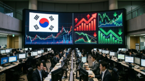 突发！韩国股市盘中闪崩，跳水超500点，芯片龙头集体重挫