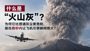 什么是“火山灰”？为何它比普通灰尘更危险，能在数秒内让飞机引擎瞬间熄火？